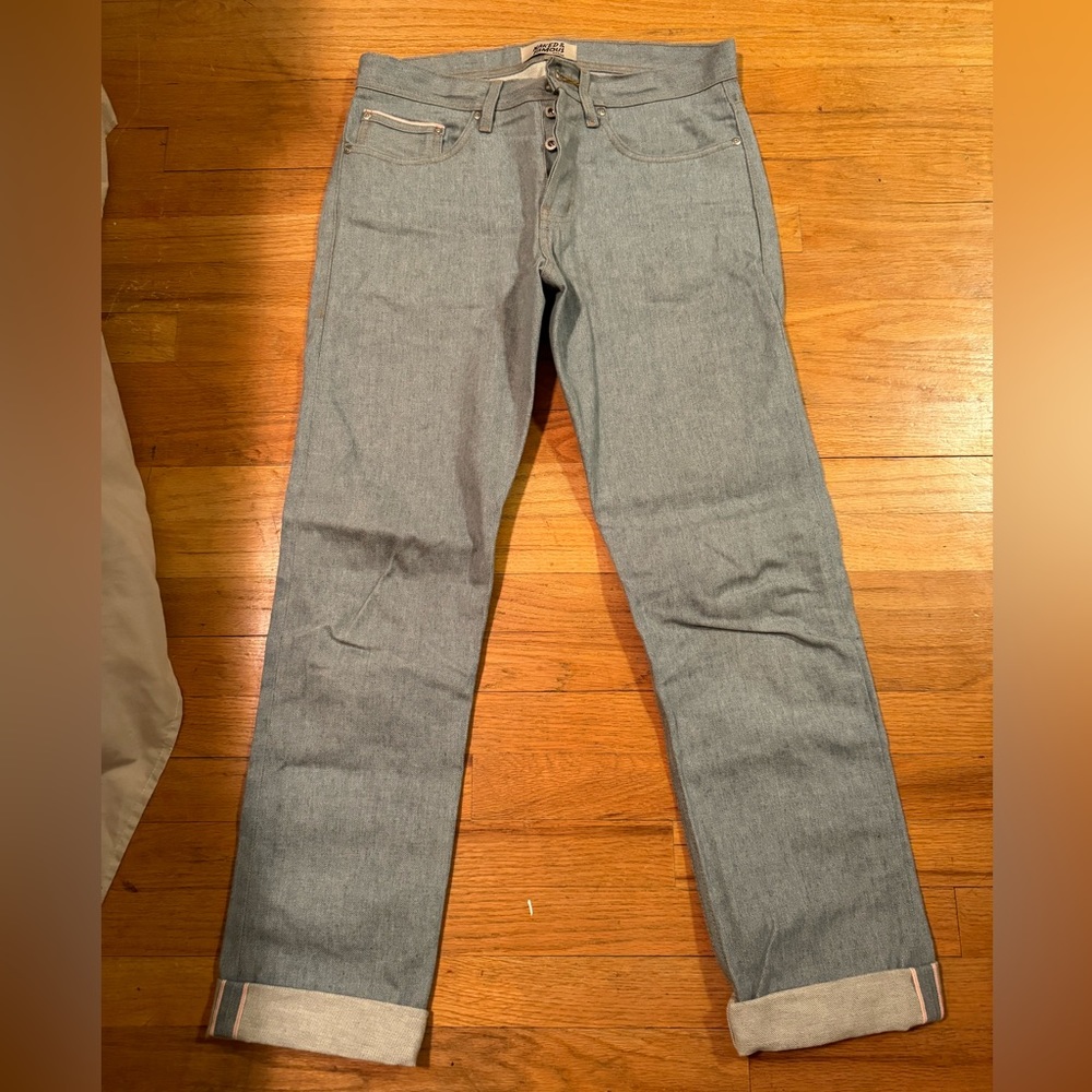 Naked & Famous Recycled Selvedge Stone Blue - Weird guy